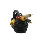 COMMANDER 5m 3 RCA to 3.5mm Mono Plug + 3.5mm Stereo Plug Cord XLA-493ST/5.0