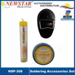 Newstar Soldering Accessories Set (Soldering Lead 3.5meters, Vaseline Soldering Flux 15grams and Mini Soldering Stand) NSP-308