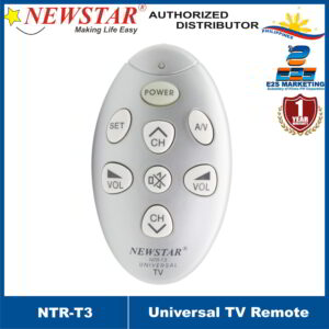 Newstar Universal TV Remote (Silver) NTR-T3