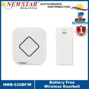 Newstar Battery Free Wireless Doorbell NWB-532BF/W (White)