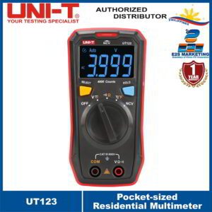 UNI-T Pocket-sized Residential Multimeter UT-123, Display Count / NCV / Continuity Test / Acousto-optic indication UT-123
