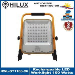 HiLux Rechargeable LED Work Light 100 Watts 2160 Lumens IP65 Daylight HWL-GT1100-C6 (Yellow) 200 Lumens/Watts