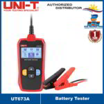 UNI-T Battery Tester UT-673A Battery Type: Ordinary lead acid battery, AGM flat plate battery, AGM spiral battery, GEL battery, EFB battery UT673A