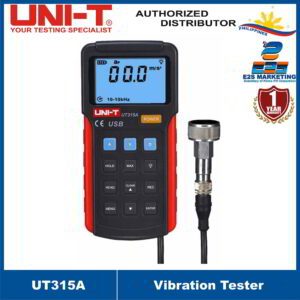 UNI-T UT315A Handheld Vibration Testers can Measure Displacement Velocity and Acceleration of Rotating and Reciprocating Machinery UT-315A