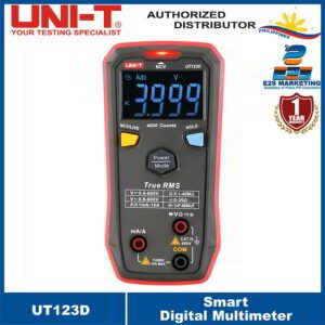 UNI-T UT123D Smart Digital Multimeter AC/DC Voltage, Resistance, Diode, and Continuity UT-123D