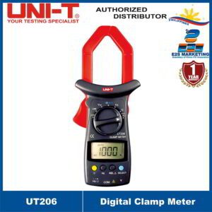 UNI-T UT206 Low-Power, Stable, Safe and Reliable 4000-Count AC 1000A Digital Clamp Meter UT-206