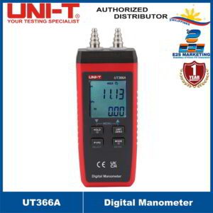 UNI-T UT366A Digital Manometer can measure P1/P2 Pressure Independently with LED Indication UT-366A