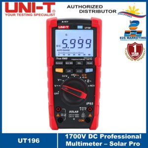 UNI-T UT-196 1700V DC True RMS Professional Multimeter – Solar Pro UT196